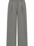 Balıksırtı Geniş Paça Pantolon Açık Haki - 31760