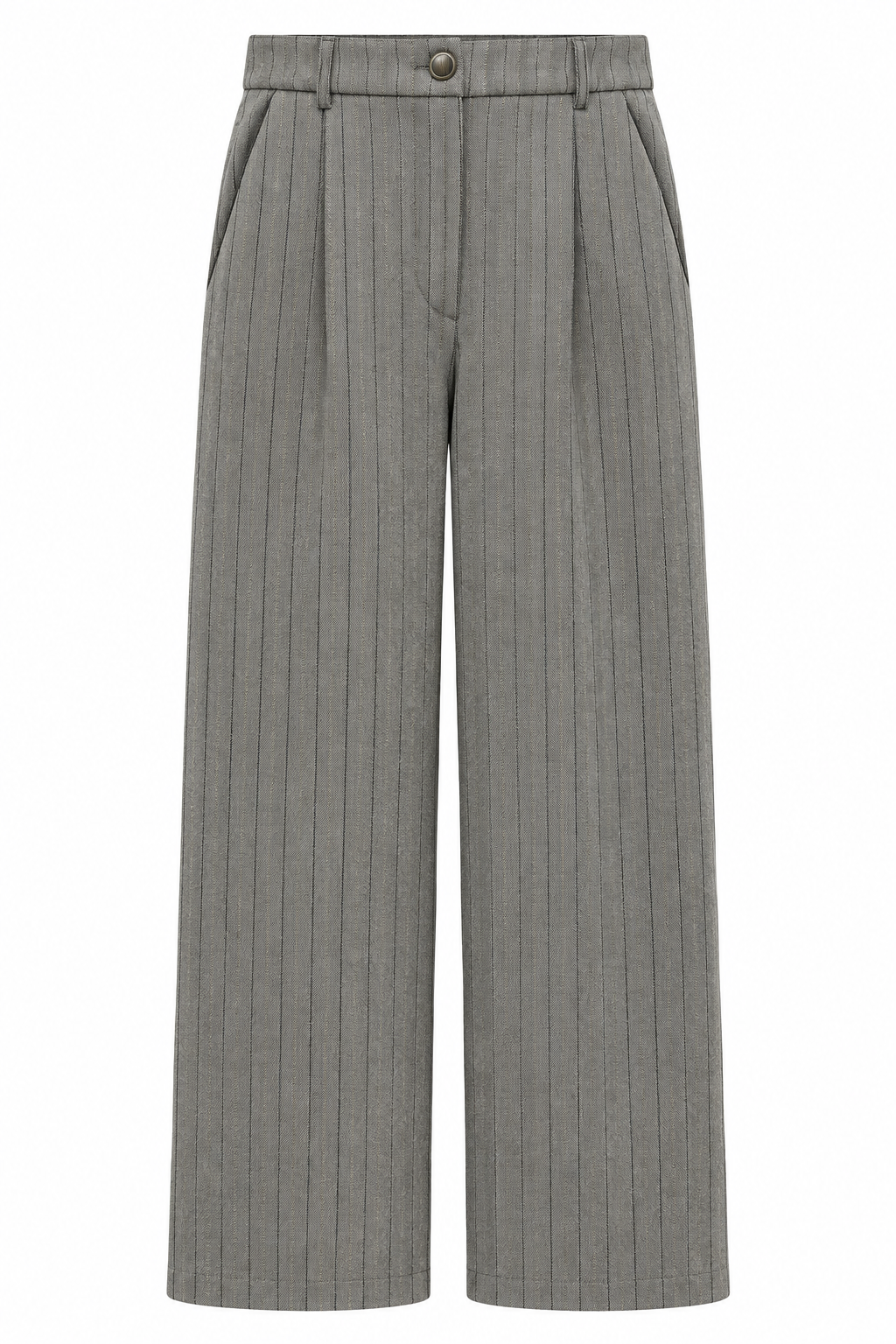 Balıksırtı Geniş Paça Pantolon - 31760