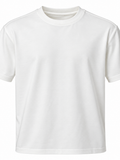 Bisiklet Yaka Oversize Tshirt Ekru - 50803