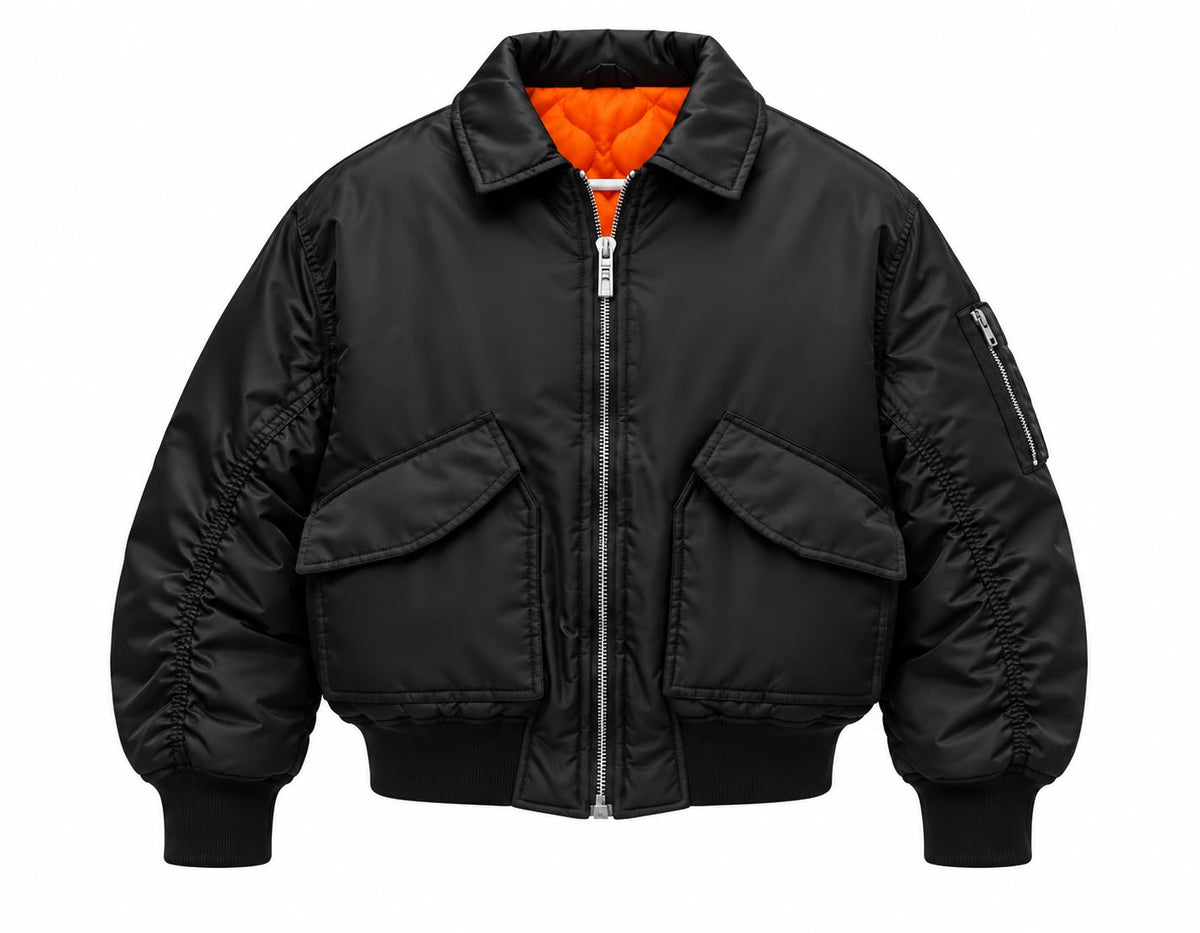 Crop Bomber Ceket - 50301